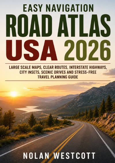 'Cover von Easy Navigation Road Atlas USA 2026'-Cover