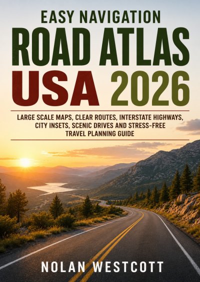 'Cover von Easy Navigation Road Atlas USA 2026'-Cover