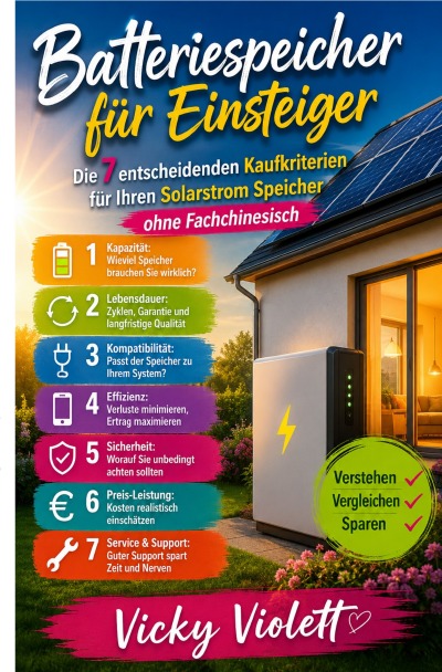 'Cover von Batteriespeicher für Einsteiger'-Cover