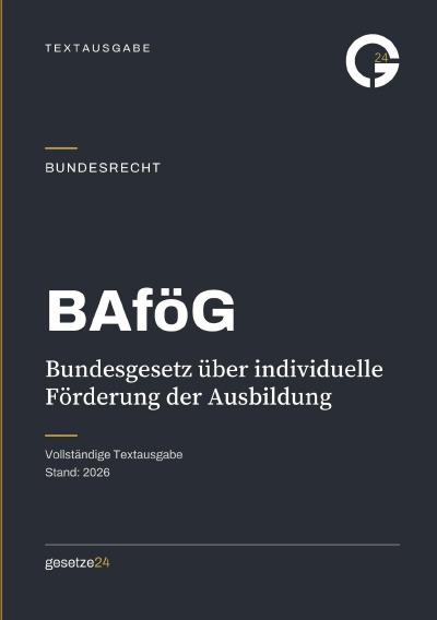 'Cover von BAföG – Bundesgesetz über individuelle Förderung der Ausbildung'-Cover