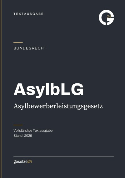 'Cover von AsylbLG – Asylbewerberleistungsgesetz'-Cover