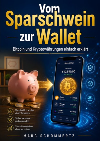 'Cover von Vom Sparschwein zur Wallet – Bitcoin und Kryptowährungen einfach erklärt'-Cover