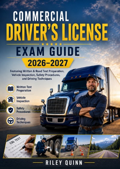 'Cover von Commercial Driver’s License Exam Guide 2026–2027'-Cover