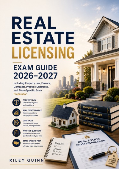 'Cover von Real Estate Licensing Exam Guide 2026–2027'-Cover