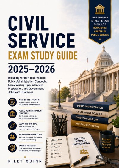 'Cover von Civil Service  Exam Study Guide 2025–2026'-Cover