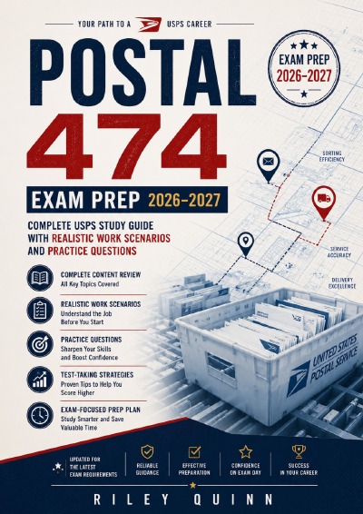 'Cover von Postal 474 Exam Prep 2026–2027'-Cover