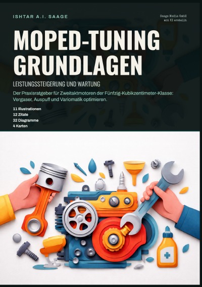 'Cover von Moped-Tuning Grundlagen: Leistungssteigerung und Wartung'-Cover
