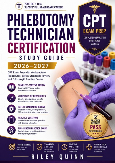 'Cover von Phlebotomy Technician Certification Study Guide 2026–2027'-Cover