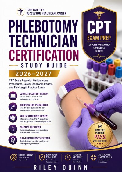 'Cover von Phlebotomy Technician Certification Study Guide 2026–2027'-Cover