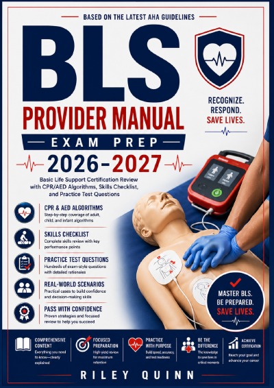 'Cover von BLS Provider Manual Exam Prep 2026-2027'-Cover