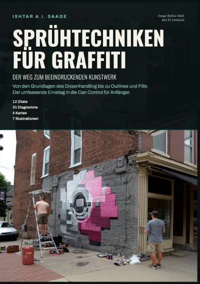 'Cover von Sprühtechniken für Graffiti: Der Weg zum beeindruckenden Kunstwerk'-Cover