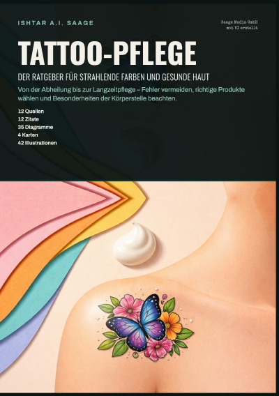 'Cover von Tattoo-Pflege: Der Ratgeber für strahlende Farben und gesunde Haut'-Cover