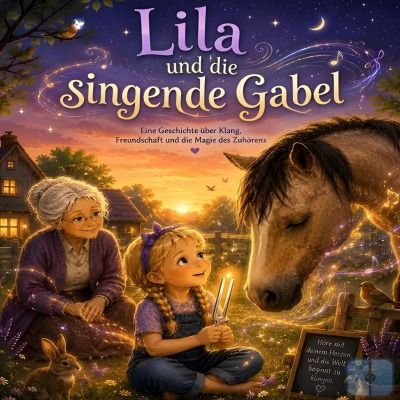 'Cover von Lila und die singende Gabel'-Cover