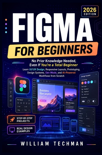 'Cover von FIGMA FOR BEGINNERS: No Prior Knowledge Needed, Even If You’re a Total Beginner'-Cover