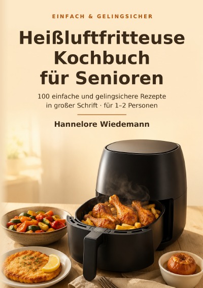 'Cover von Heißluftfritteuse-Kochbuch für Senioren'-Cover