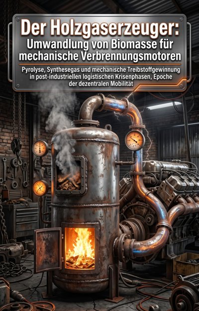 'Cover von Der Holzgaserzeuger: Umwandlung von Biomasse für mechanische Verbrennungsmotoren'-Cover