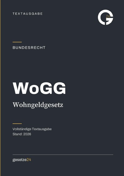 'Cover von WoGG – Wohngeldgesetz'-Cover
