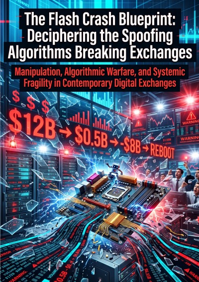 'Cover von The Flash Crash Blueprint: Deciphering the Spoofing Algorithms Breaking Exchanges'-Cover