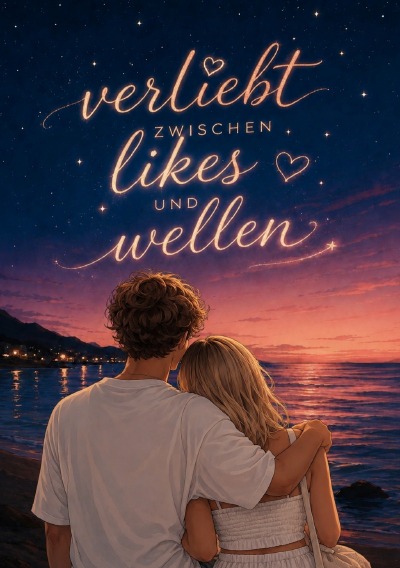 'Cover von Verliebt zwischen Likes und Wellen'-Cover