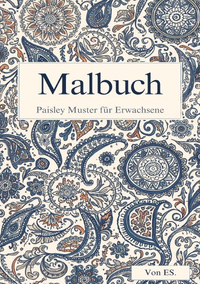 'Cover von Entspannungsbuch Paisley Muster'-Cover