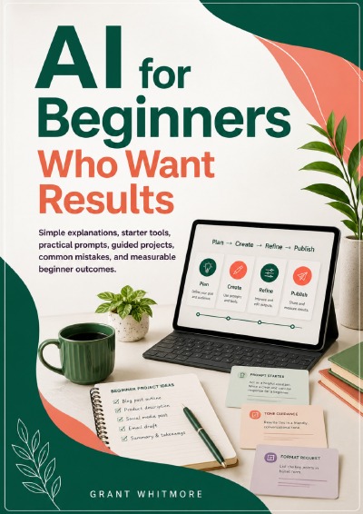 'Cover von AI for Beginners Who Want Results'-Cover