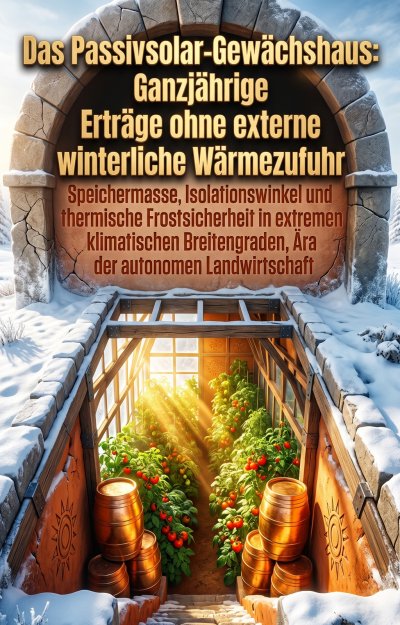 'Cover von Das Passivsolar-Gewächshaus: Ganzjährige Erträge ohne externe winterliche Wärmezufuhr'-Cover