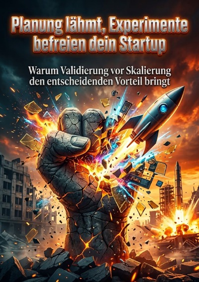 'Cover von Planung lähmt, Experimente befreien dein Startup'-Cover
