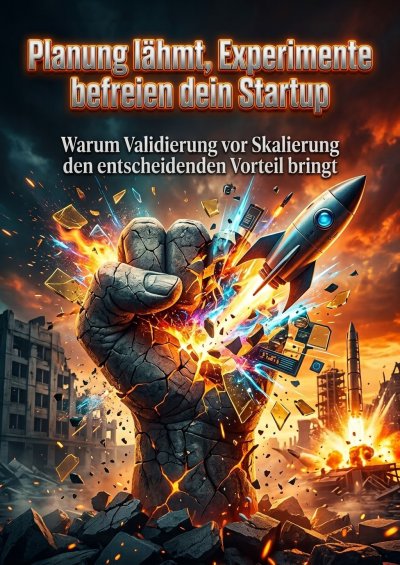'Cover von Planung lähmt, Experimente befreien dein Startup'-Cover