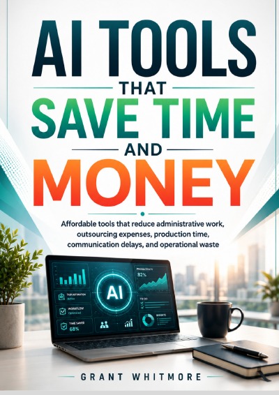 'Cover von AI Tools That Save Time and Money'-Cover