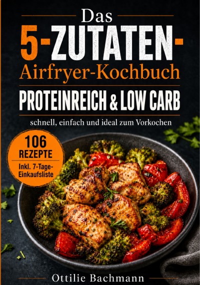 'Cover von Das 5-Zutaten-Airfryer-Kochbuch'-Cover
