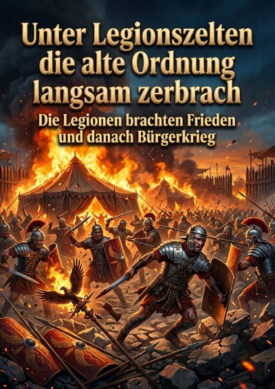 'Cover von Unter Legionszelten die alte Ordnung langsam zerbrach'-Cover