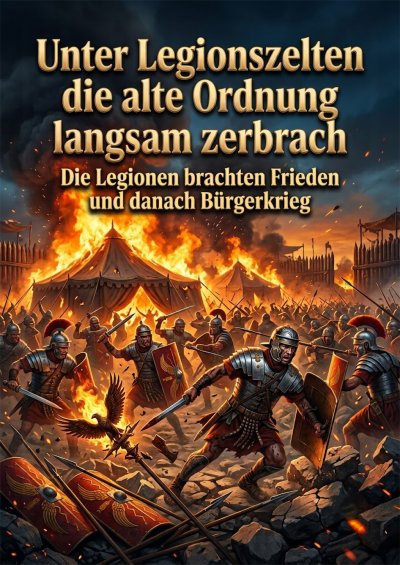 'Cover von Unter Legionszelten die alte Ordnung langsam zerbrach'-Cover