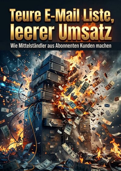 'Cover von Teure E-Mail Liste, leerer Umsatz'-Cover