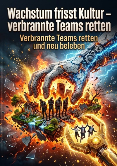 'Cover von Wachstum frisst Kultur – verbrannte Teams retten'-Cover