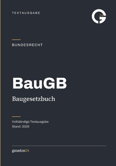 'Cover von BauGB – Baugesetzbuch'-Cover