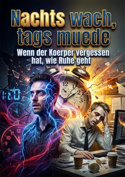 'Cover von Nachts wach, tags muede'-Cover
