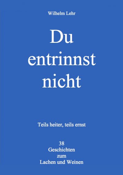'Du entrinnst nicht'-Cover