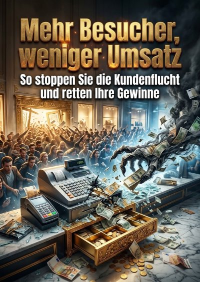 'Cover von Mehr Besucher, weniger Umsatz'-Cover