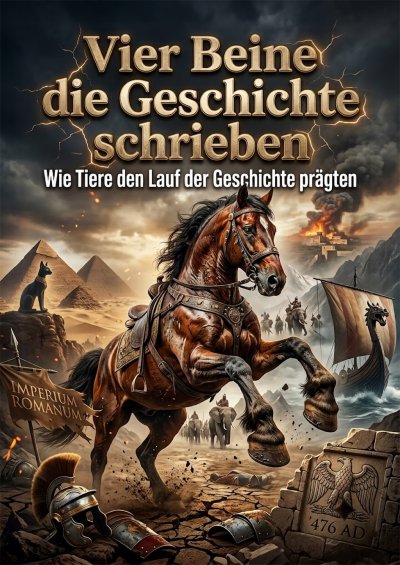'Cover von Vier Beine die Geschichte schrieben'-Cover