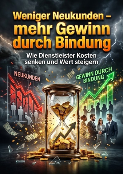 'Cover von Weniger Neukunden – mehr Gewinn durch Bindung'-Cover