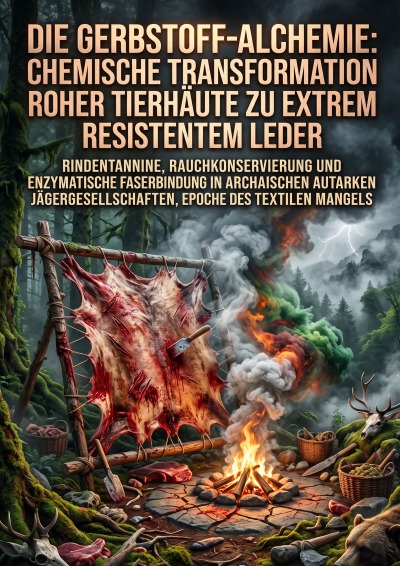'Cover von Die Gerbstoff-Alchemie: Chemische Transformation roher Tierhäute zu extrem resistentem Leder'-Cover