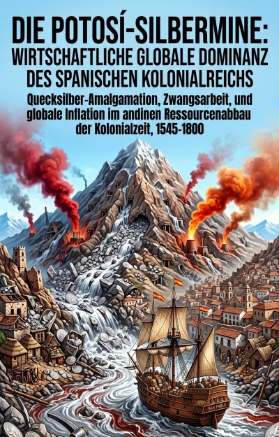 'Cover von Die Potosí-Silbermine: Wirtschaftliche globale Dominanz des spanischen Kolonialreichs'-Cover