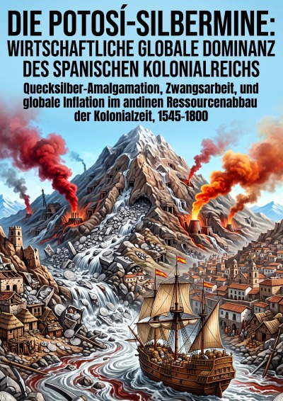 'Cover von Die Potosí-Silbermine: Wirtschaftliche globale Dominanz des spanischen Kolonialreichs'-Cover