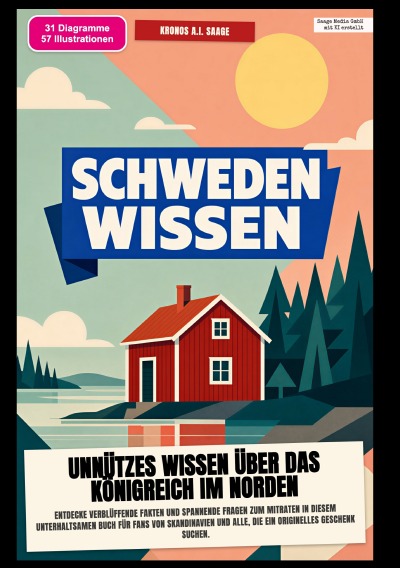'Cover von Schweden-Wissen: Unnützes Wissen über das Königreich im Norden'-Cover