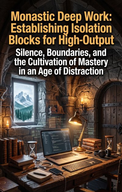 'Cover von Monastic Deep Work: Establishing Isolation Blocks for High-Output Roles'-Cover