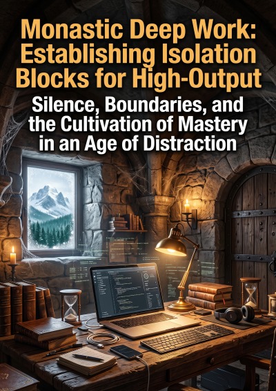 'Cover von Monastic Deep Work: Establishing Isolation Blocks for High-Output Roles'-Cover