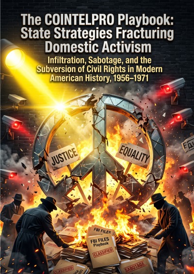 'Cover von The COINTELPRO Playbook: State Strategies Fracturing Domestic Activism'-Cover