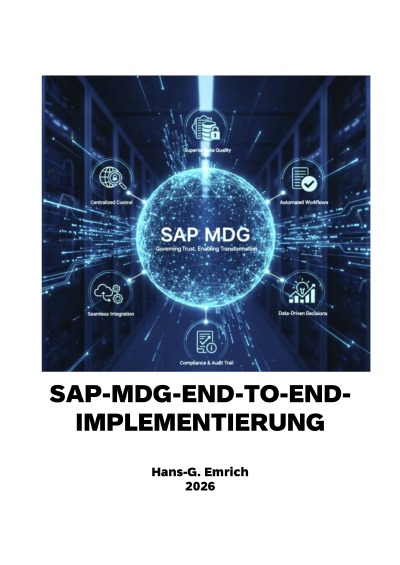 'Cover von SAP MDG-End-to-End-Implementierungskonzept'-Cover
