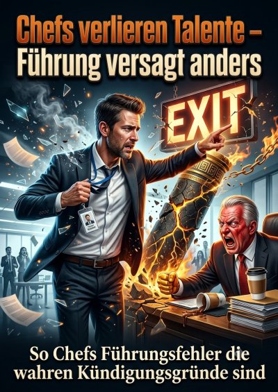 'Cover von Chefs verlieren Talente – Führung versagt anders'-Cover