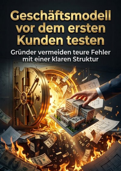 'Cover von Geschäftsmodell vor dem ersten Kunden testen'-Cover